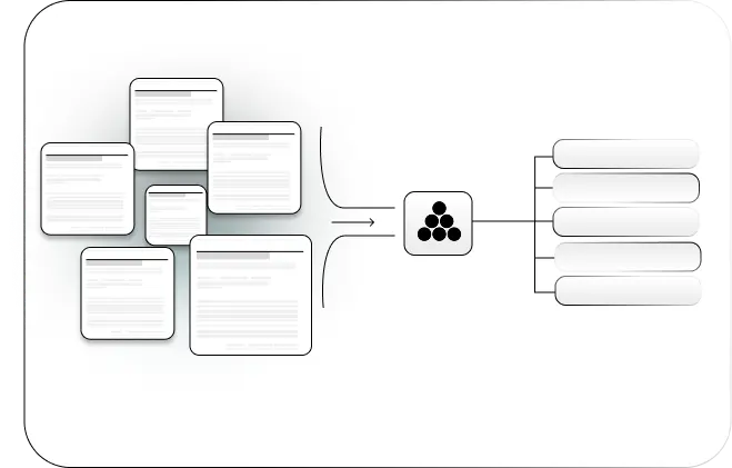 Strategy centralized illustration