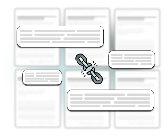 Unlinked claims illustration